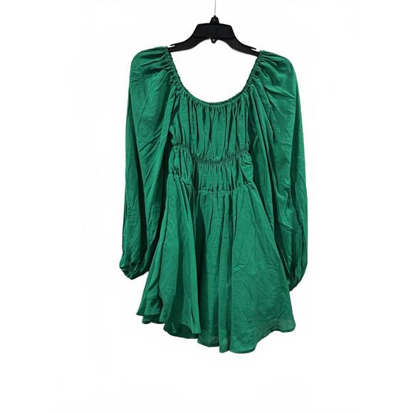 NWT Princess Polly Halton Green Long Sleeve Short Mini Dress- Size 6 - Picture 5 of 9